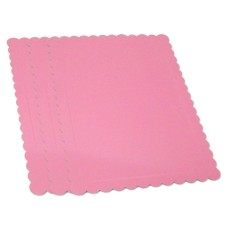 3 Kuchenplatten pink, 44,5 x 29,5cm