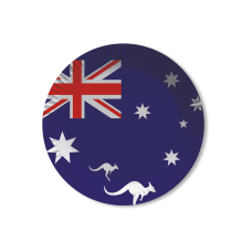 Pappteller - Australien