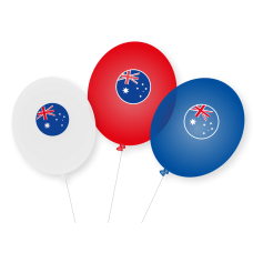 Ballons in Landesfarben – Australien