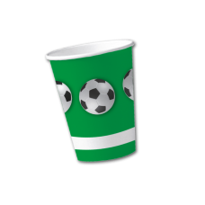 Pappbecher - Fußball ( grün )
